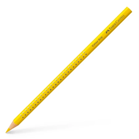 Színes ceruza mézsárga Faber-Castell Grip 2001 ergonomikus háromszög alakú test, legnagyobb törésállóság
