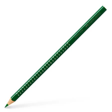 Színes ceruza mohazöld Faber-Castell Grip 2001 ergonomikus háromszög alakú test, legnagyobb törésállóság