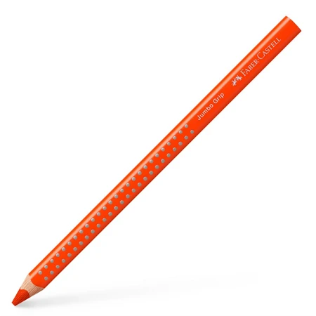 Színes ceruza Faber-Castell Grip 2001 Jumbo narancssárga ergonomikus háromszög alakú test, legnagyobb törésállóság