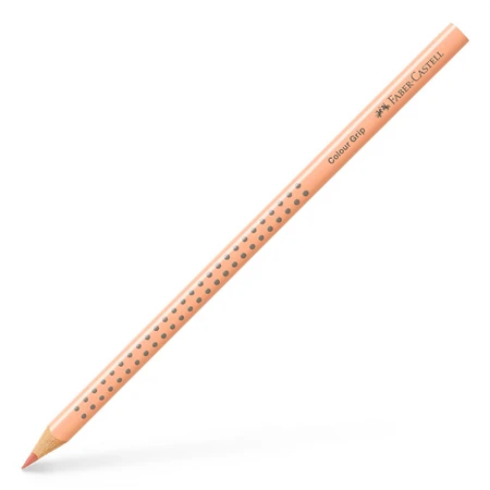Színes ceruza őszibarack Faber-Castell Grip 2001 ergonomikus háromszög alakú test, legnagyobb törésállóság