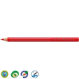 Színes ceruza piros Faber-Castell  Grip JUMBO  ergonómikus háromszög forma, vastag