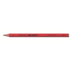 Színes ceruza piros postairón KOH-I NOOR 3421 vastag 9mm-es hatszögletű test