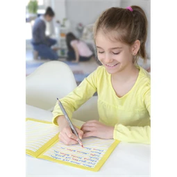 Színes ceruza postairón Faber-Castell  Grip piros-kék vastag háromszögletű test