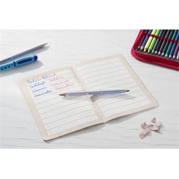 Színes ceruza postairón Faber-Castell  Grip piros-kék vastag háromszögletű test