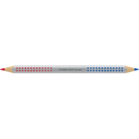 Színes ceruza postairón Faber-Castell  Grip piros-kék vastag háromszögletű test