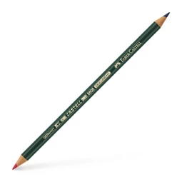 Színes ceruza postairón Faber-Castell  piros-kék vékony henger test