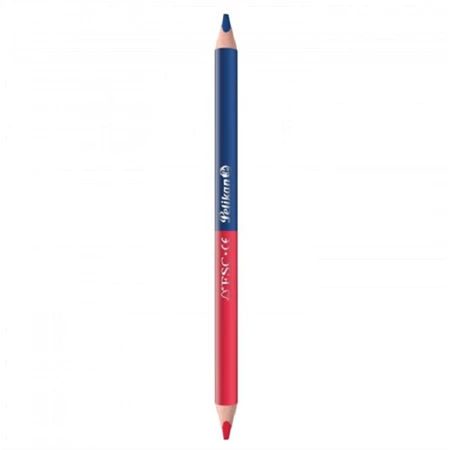 Színes ceruza postairón PELIKÁN piros-kék vastag
