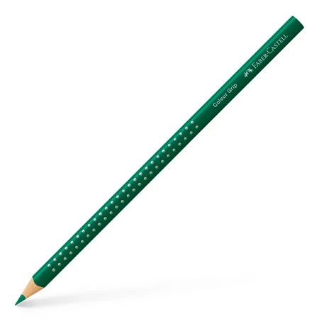 Színes ceruza smaragdzöld Faber-Castell Grip 2001 ergonomikus háromszög alakú test, legnagyobb törésállóság