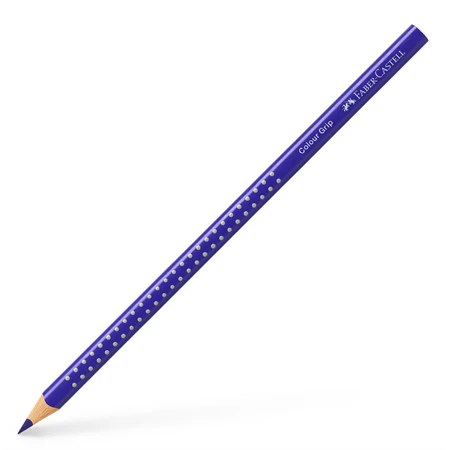 Színes ceruza szilvakék Faber-Castell Grip 2001 ergonomikus háromszög alakú test, legnagyobb törésállóság