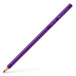 Színes ceruza Faber-Castell Grip 2001 szőlőlila ergonomikus háromszög alakú test, legnagyobb törésállóság