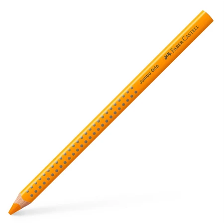 Színes ceruza Faber-Castell Grip 2001 Jumbo világosnarancs ergonomikus háromszög alakú test, legnagyobb törésállóság