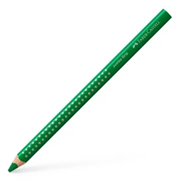 Színes ceruza Faber-Castell Grip 2001 Jumbo zöld ergonomikus háromszög alakú test, legnagyobb törésállóság