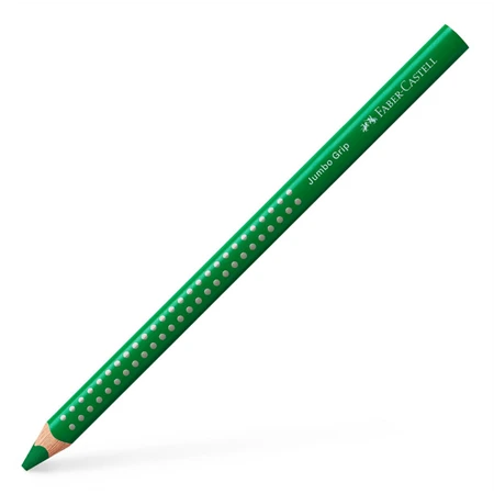 Színes ceruza Faber-Castell Grip 2001 Jumbo zöld ergonomikus háromszög alakú test, legnagyobb törésállóság