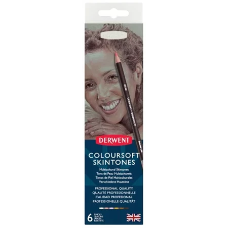 Színesceruza készlet 6db-os DERWENT bőrtónusok