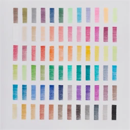 Színesceruza-készlet 72db-os háromszögletű BLACK EDITION fekete testű tekercses tolltartóban