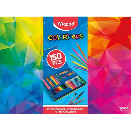 Színező készlet óriás, MAPED Color`Peps 150 darabos