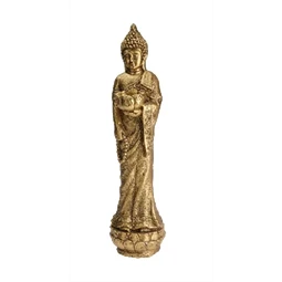 Szobor Buddha álló 60cm arany színű