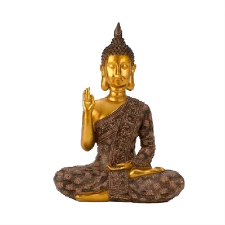 Szobor Buddha ülő 28 x 20cm