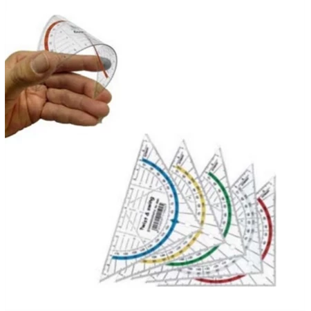 Szögmérő 16cm műanyag Flexibilis Twist&Swing