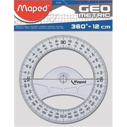 Szögmérő 360° MAPED Geometric 12cm