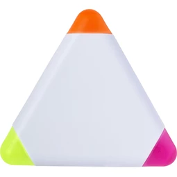 Szövegkiemelő 3 az egyben, 3 szín, háromszög alakú test 7 x 7 x 1cm