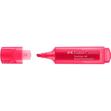 Szövegkiemelő Faber-Castell 1546 Superfluorescent, piros