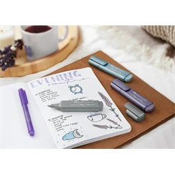 Szövegkiemelő Faber-Castell 1546 metál ezüst