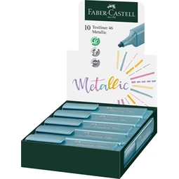 Szövegkiemelő Faber-Castell 1546 metál kék