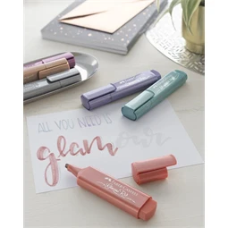 Szövegkiemelő Faber-Castell 1546 metál zöld