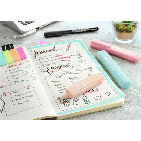 Szövegkiemelő Faber-Castell 1546 pasztel pirosító színű