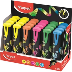 Szövegkiemelő MAPED Fluo Peps Flex 1-5mm vegyes színek