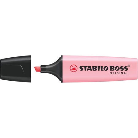 Szövegkiemelő STABILO Boss pasztel pink