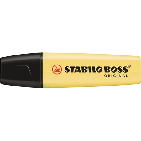 Szövegkiemelő STABILO Boss pasztel sárga