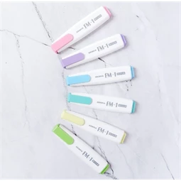Szövegkiemelő ZEBRA FM-1 Highlighter PRÉMIUM 2-5mm, mild pasztell Pink
