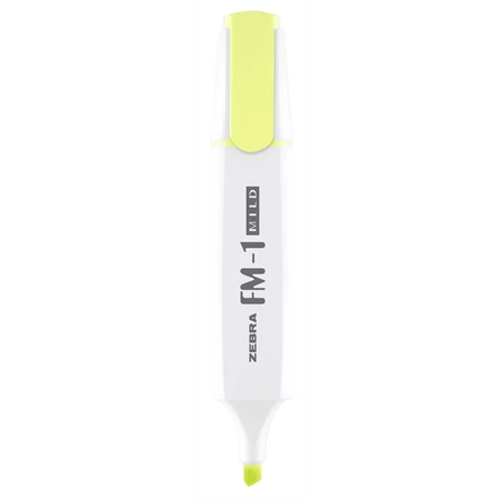 Szövegkiemelő ZEBRA FM-1 Highlighter PRÉMIUM 2-5mm, mild pasztell Yellow