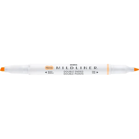 Szövegkiemelő ZEBRA kétvégű MILDLINER vágotthegy 4mm - filchegy 1,4mm Fluorescent narancs
