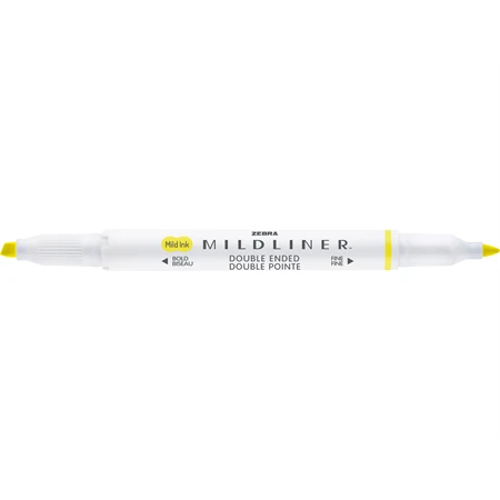 Szövegkiemelő ZEBRA kétvégű MILDLINER vágotthegy 4mm - filchegy 1,4mm Fluorescent sárga