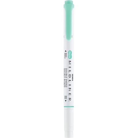 Szövegkiemelő ZEBRA kétvégű MILDLINER vágotthegy 4mm - filchegy 1,4mm Fluorescent zöld