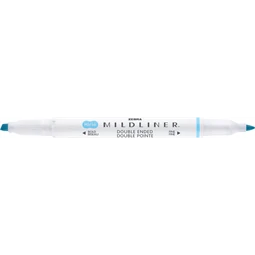 Szövegkiemelő ZEBRA kétvégű MILDLINER vágotthegy 4mm - filchegy 1,4mm Fluorescent kék