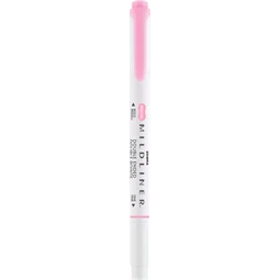 Szövegkiemelő ZEBRA kétvégű MILDLINER vágotthegy 4mm - filchegy 1,4mm Fluorescent pink