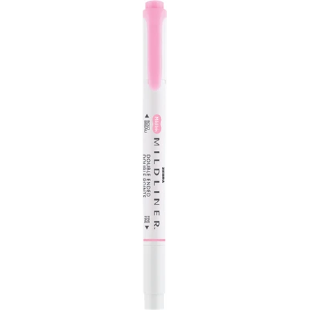 Szövegkiemelő ZEBRA kétvégű MILDLINER vágotthegy 4mm - filchegy 1,4mm Fluorescent pink