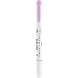 Szövegkiemelő ZEBRA kétvégű MILDLINER vágotthegy 4mm - filchegy 1,4mm Gentle Lilac szinű
