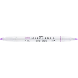 Szövegkiemelő ZEBRA kétvégű MILDLINER vágotthegy 4mm - filchegy 1,4mm Gentle Lilac szinű