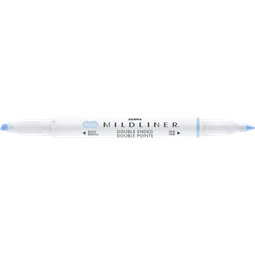 Szövegkiemelő ZEBRA kétvégű MILDLINER vágotthegy 4mm - filchegy 1,4mm Gentle soda blue szinű