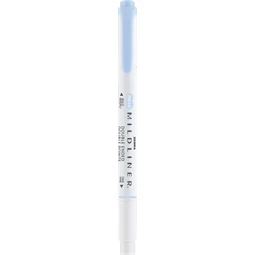 Szövegkiemelő ZEBRA kétvégű MILDLINER vágotthegy 4mm - filchegy 1,4mm Gentle soda blue szinű