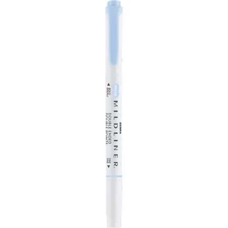 Szövegkiemelő ZEBRA kétvégű MILDLINER vágotthegy 4mm - filchegy 1,4mm Gentle soda blue szinű