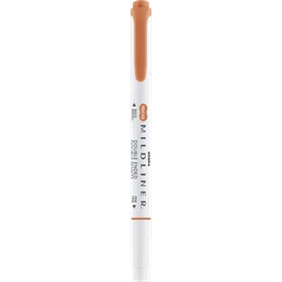 Szövegkiemelő ZEBRA kétvégű MILDLINER vágotthegy 4mm - filchegy 1,4mm Neutral Copper, réz szinű