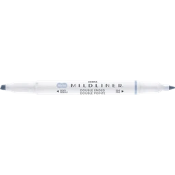 Szövegkiemelő ZEBRA kétvégű MILDLINER vágotthegy 4mm - filchegy 1,4mm Neutral Grey szinű