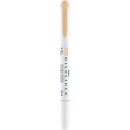Szövegkiemelő ZEBRA kétvégű MILDLINER vágotthegy 4mm - filchegy 1,4mm Neutral beige szinű
