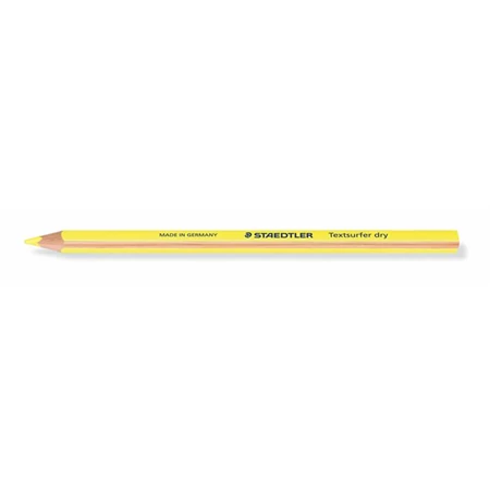 Szövegkiemelő ceruza STAEDTLER Textsurfer Dry háromszögletű, neon sárga